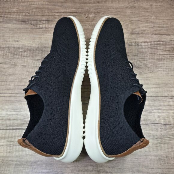 Cole Haan 2.ZERØGRAND Stichlite Men's Size 12M Black Oxford Dress Shoes (C27568) - Picture 6 of 9